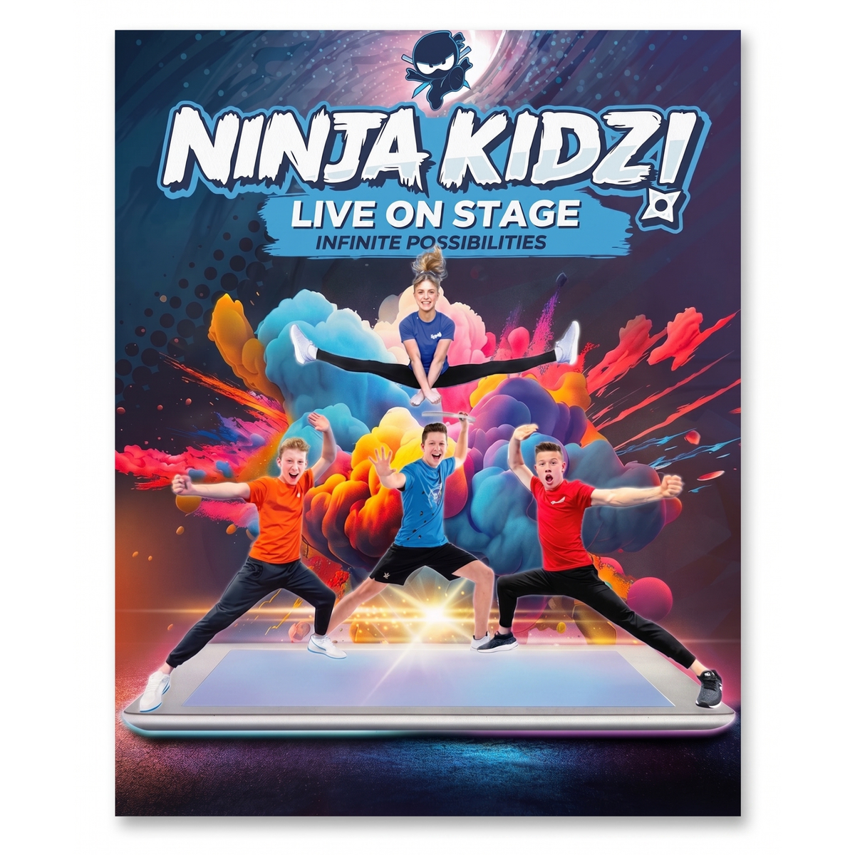 Ninja Kidz Live Tour Poster